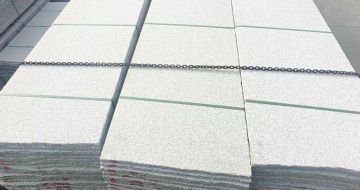 泰州芝麻白毛板，石材毛板