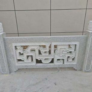 泰州芝麻白河道栏杆 桥栏杆