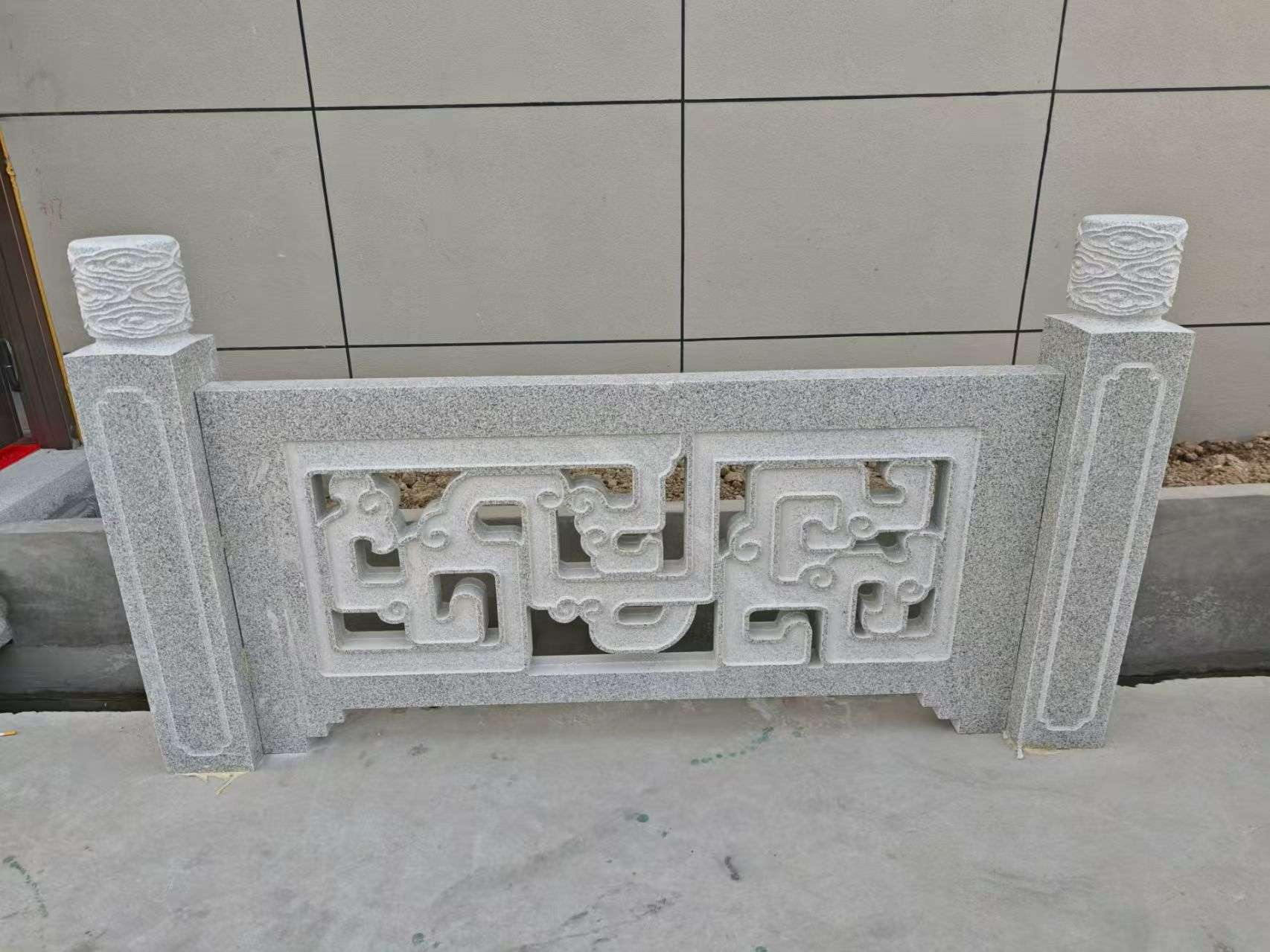 泰州芝麻白河道栏杆 桥栏杆
