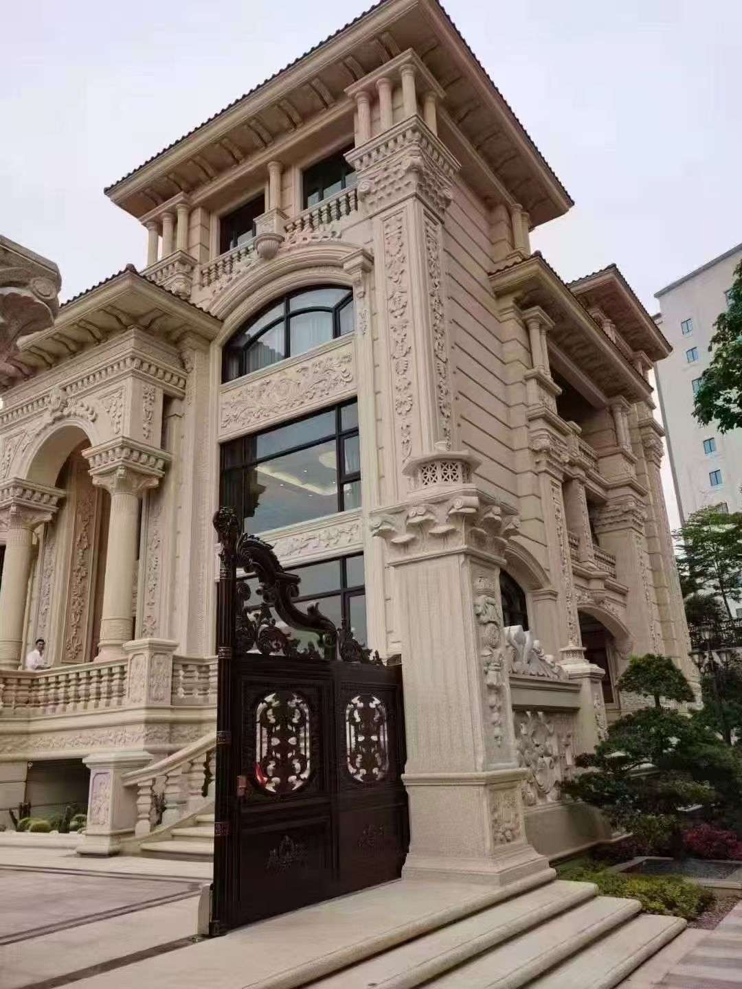 泰州黄金麻别墅外墙异形定制